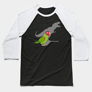 Red Masked Conure T-rex Baseball T-Shirt